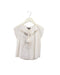 A White Short Sleeve Tops from Velveteen in size 4T for girl. (Front View)