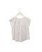 A White Short Sleeve Tops from Velveteen in size 4T for girl. (Back View)
