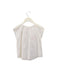 A White Short Sleeve Tops from Velveteen in size 4T for girl. (Back View)