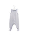 A Blue Onesies from Petit Bateau in size 0-3M for boy. (Front View)