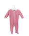 A Pink Onesies from Petit Bateau in size 3-6M for girl. (Front View)