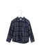 A Green Shirts from Petit Bateau in size 4T for boy. (Front View)
