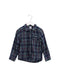 A Green Shirts from Petit Bateau in size 4T for boy. (Front View)