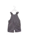 A Grey Overall Shorts from Petit Bateau in size 3-6M for boy. (Front View)