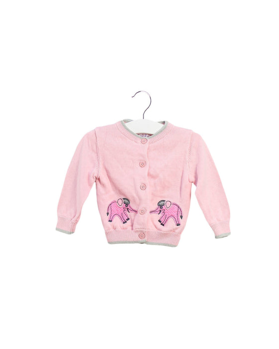 A Pink Cardigans from Rachel Riley in size 3-6M for girl. (Front View)