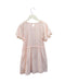 A Pink Short Sleeve Dresses from Carrément Beau in size 4T for girl. (Back View)