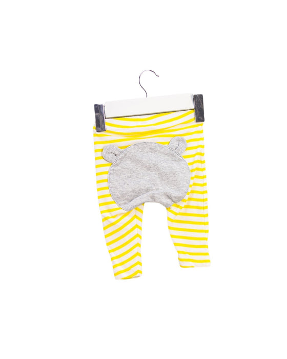 A Yellow Leggings from Seed in size Newborn for girl. (Back View)