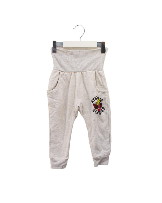 A Ivory Sweatpants from Hysteric Mini in size 12-18M for girl. (Front View)