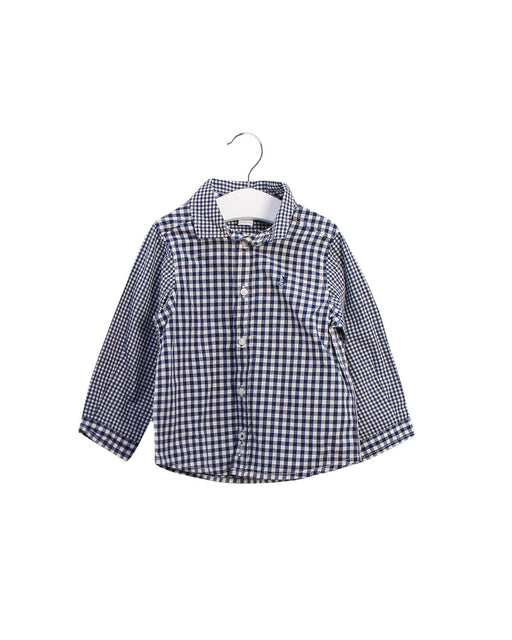 A Navy Shirts from Jacadi in size 18-24M for boy. (Front View)