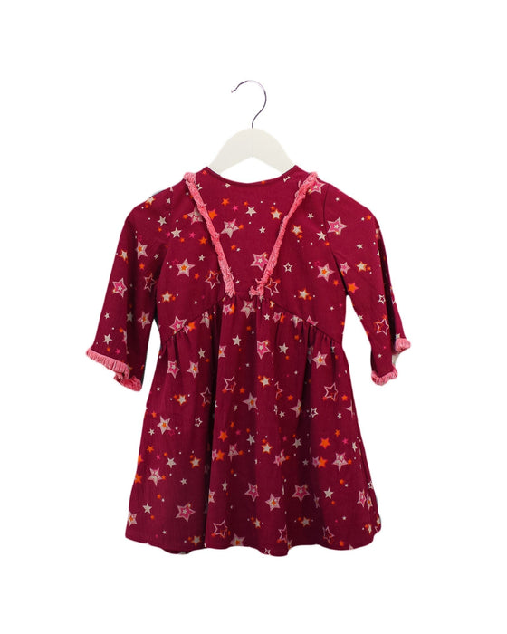 A Red Long Sleeve Dresses from Wild & Gorgeous in size 2T for girl. (Front View)