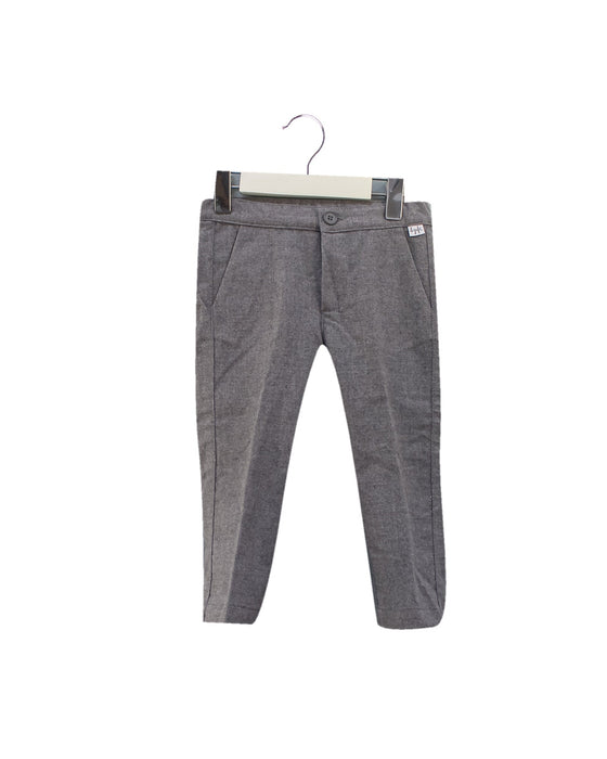 A Grey Dress Pants from Il Gufo in size 12-18M for boy. (Front View)