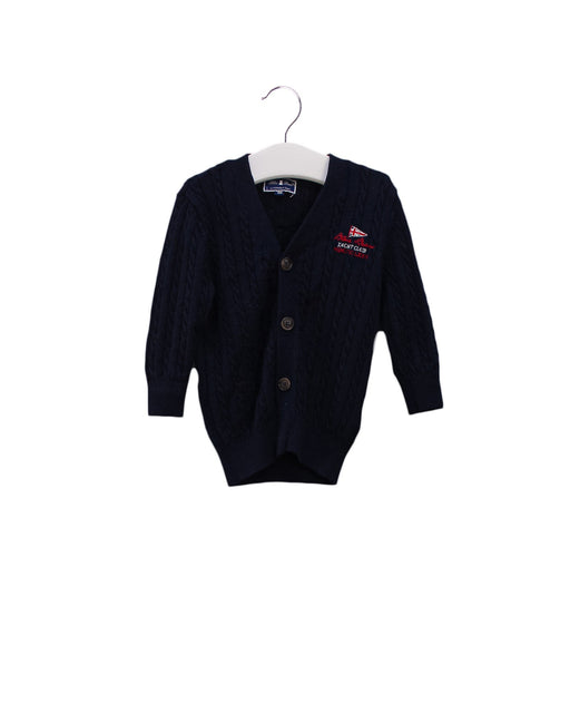 A Navy Cardigans from Nicholas & Bears in size 12-18M for boy. (Front View)