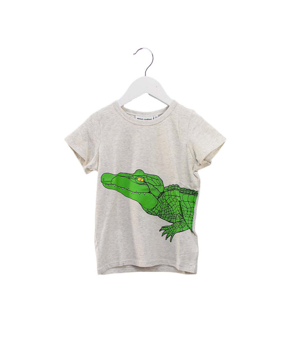 A Grey Short Sleeve T Shirts from Mini Rodini in size 6-12M for boy. (Front View)