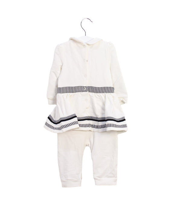 A White Long Sleeve Jumpsuits from Nicholas & Bears in size 6-12M for girl. (Back View)