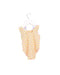 A White Swimsuits from Seed in size 3-6M for girl. (Back View)