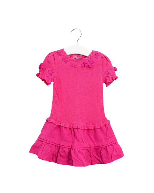A Pink Sweater Dresses from Nicholas & Bears in size 12-18M for girl. (Front View)