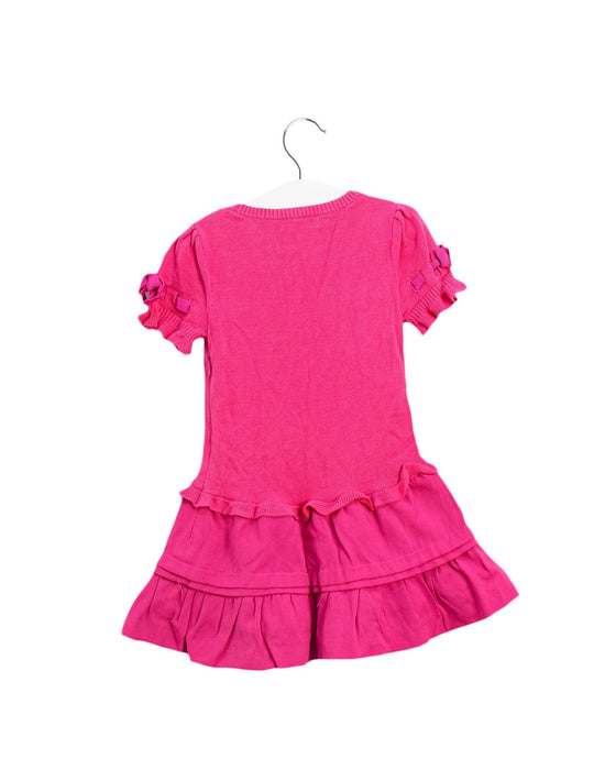 A Pink Sweater Dresses from Nicholas & Bears in size 12-18M for girl. (Back View)