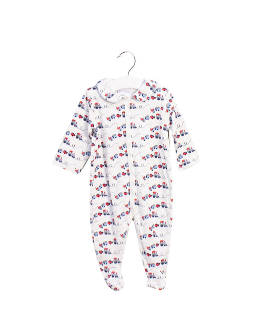 A White Onesies from Rachel Riley in size 6-12M for boy. (Front View)
