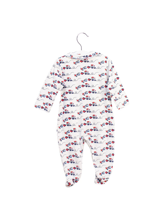 A White Onesies from Rachel Riley in size 6-12M for boy. (Back View)