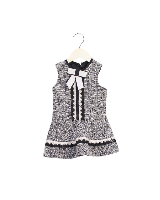 A Black Sleeveless Dresses from Nicholas & Bears in size 12-18M for girl. (Front View)