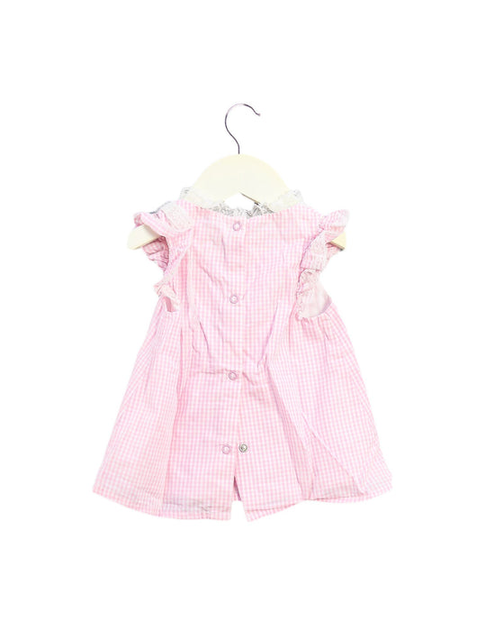A Pink Short Sleeve Dresses from Nicholas & Bears in size 3-6M for girl. (Back View)