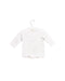 A White Long Sleeve Tops from Mides in size 0-3M for boy. (Back View)