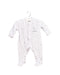 A White Long Sleeve Jumpsuits from Absorba in size 0-3M for boy. (Front View)