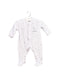 A White Long Sleeve Jumpsuits from Absorba in size 0-3M for boy. (Front View)