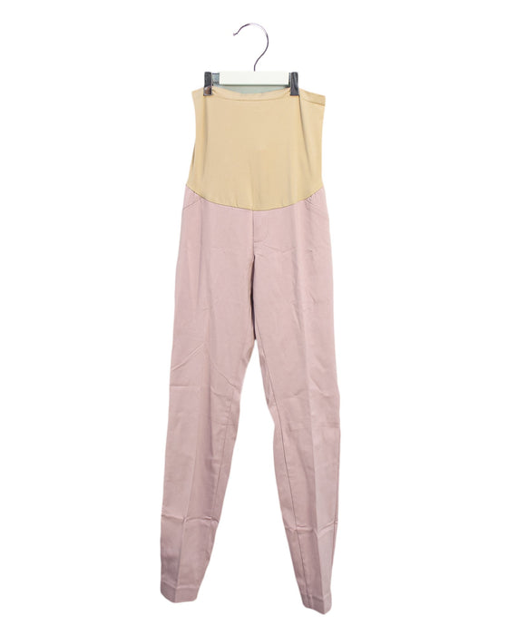 A Pink Casual Pants from Motherhood Maternity in size S for maternity. (Front View)