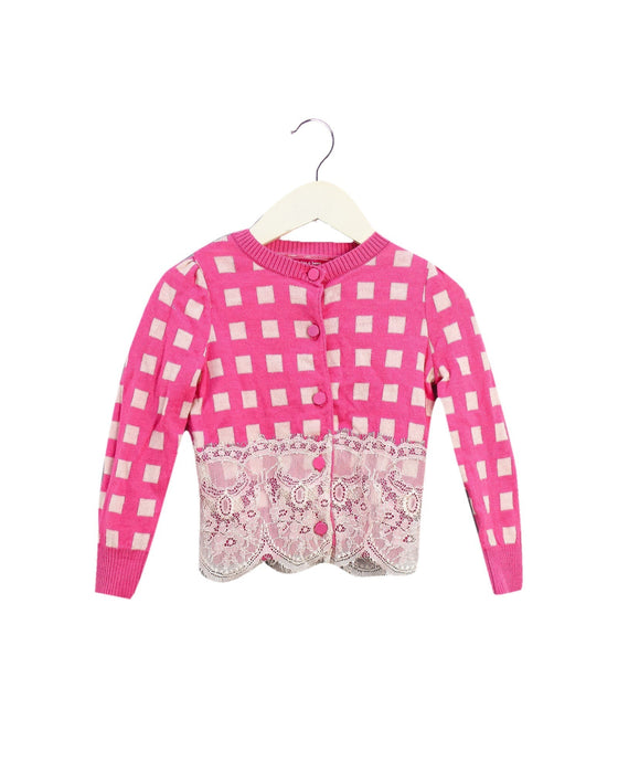 A Pink Cardigans from Nicholas & Bears in size 2T for girl. (Front View)