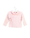 A Pink Long Sleeve Tops from Chickeeduck in size 6-12M for girl. (Front View)