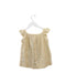 A Gold Short Sleeve Tops from Bonpoint in size 4T for girl. (Back View)