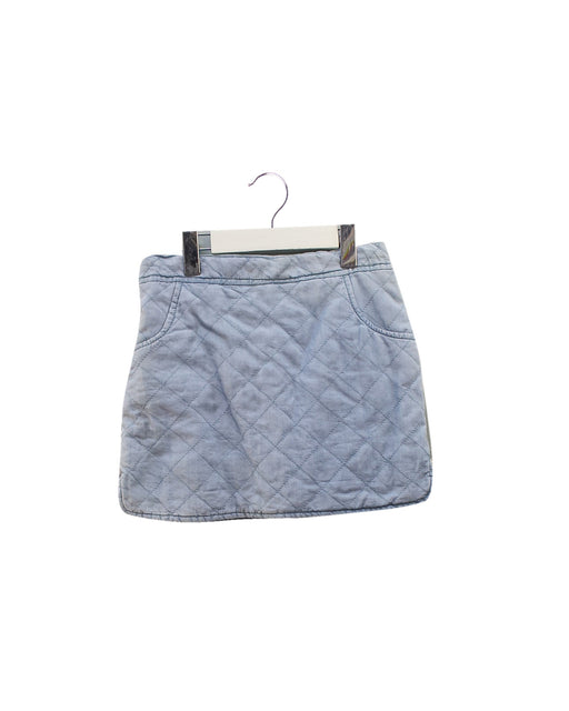 A Blue Short Skirts from Seed in size 5T for girl. (Front View)