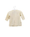 A Yellow Long Sleeve Tops from Mides in size 0-3M for neutral. (Back View)