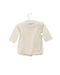A Yellow Long Sleeve Tops from Mides in size 0-3M for neutral. (Back View)