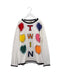 A White Knit Sweaters from TWINSET in size 12Y for girl. (Front View)