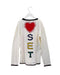 A White Knit Sweaters from TWINSET in size 12Y for girl. (Back View)