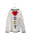 A White Knit Sweaters from TWINSET in size 12Y for girl. (Back View)