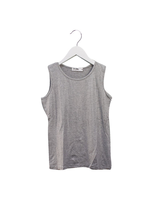 A Grey Sleeveless Tops from So Twee by Miss Grant in size 10Y for girl. (Front View)