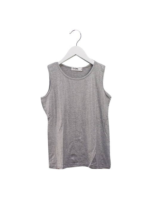 A Grey Sleeveless Tops from So Twee by Miss Grant in size 10Y for girl. (Front View)