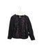 A Black Zippered Sweatshirts from Little Marc Jacobs in size 4T for girl. (Front View)