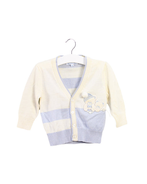 A Ivory Cardigans from Nicholas & Bears in size 0-3M for boy. (Front View)