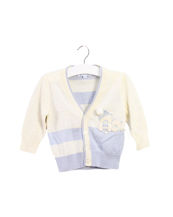 A Ivory Cardigans from Nicholas & Bears in size 0-3M for boy. (Front View)