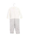 A Ivory Long Sleeve Jumpsuits from Kingkow in size 6-12M for boy. (Back View)