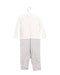 A Ivory Long Sleeve Jumpsuits from Kingkow in size 6-12M for boy. (Back View)