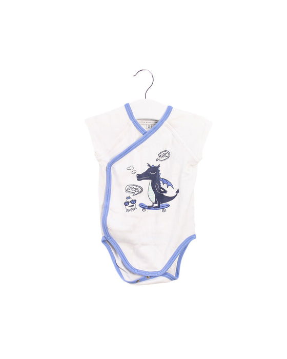 A White Short Sleeve Bodysuits from Little Marc Jacobs in size 3-6M for boy. (Front View)