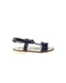 A Navy Sandals from Armani in size 12-18M for girl. (Back View)