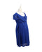 A Blue Sleeveless Dresses from Seraphine in size S for maternity. (Front View)