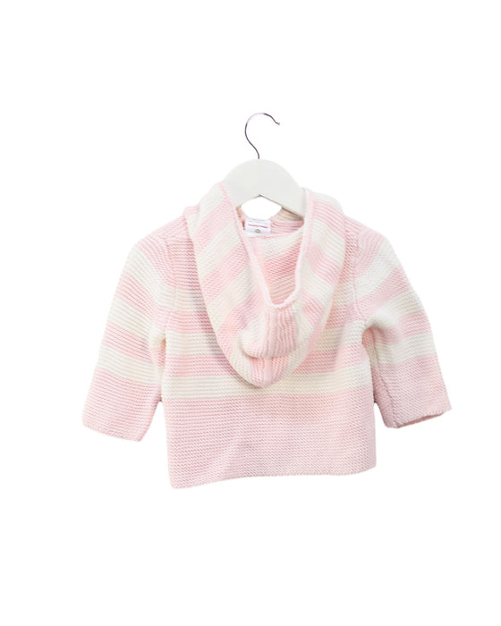 A Pink Cardigans from Hanna Andersson in size 0-3M for girl. (Back View)