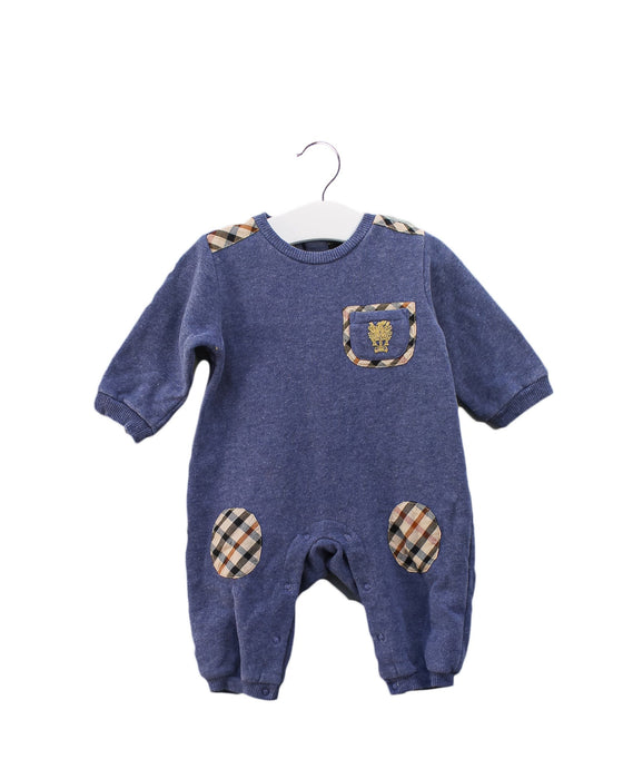 A Blue Long Sleeve Jumpsuits from Daks in size 3-6M for boy. (Front View)